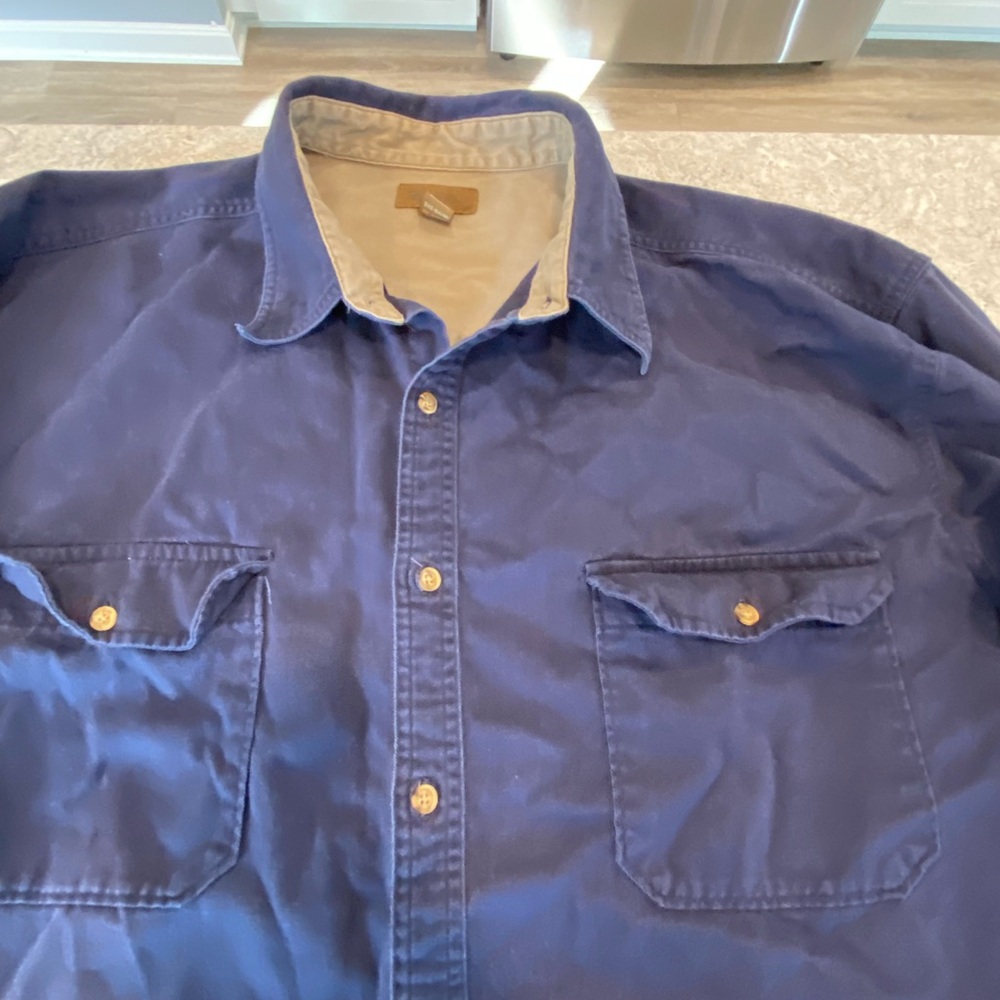 Faded Glory Blue Performance Shirt 3XL